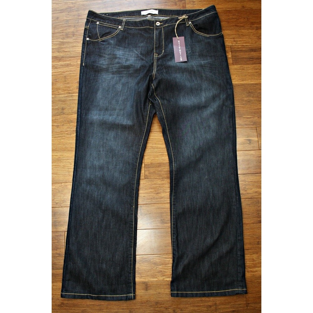 NWT PAPER DENIM & CLOTH Women's Jeans Plus Sz. 24 Light Washed Denim 5 Pockets *